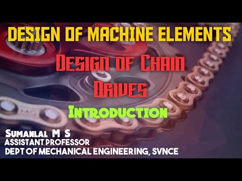 Design of Chain Drive based on Design Data Book in Malayalam - Kerala Technological University KTU