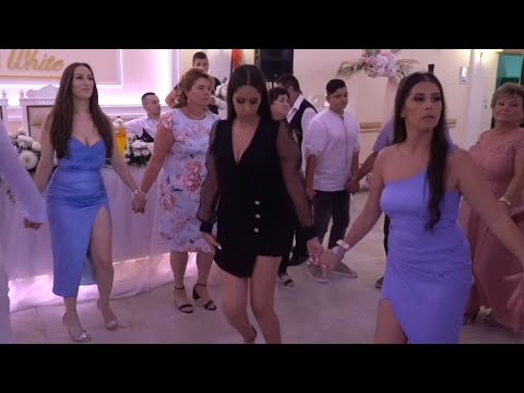 Lepe Požarevljanke i veseli Nemci zaigrali svadbarsko kolo-Orkestar Nikole Lukica ``AJKULE``