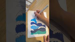 Soothing Ocean Waves Coloring | Relax & Unwind 🌊