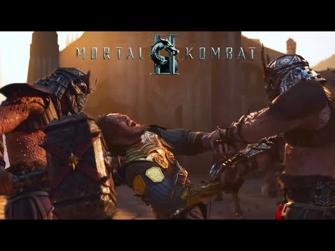 Mortal Kombat 2 All Shao Khan Scenes In All Trailers!