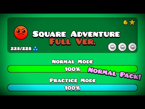 SQUARE ADVENTURE FULL VERSION! BY: EMJOVEN (Full HD) || Geometry Dash 2.113