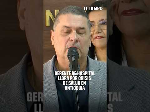 Gerente llora al confesar que no puede pagar sueldos por crisis de salud en Antioquia