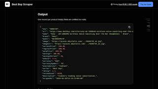 Best Buy Scraper — Apify Actor Walkthrough