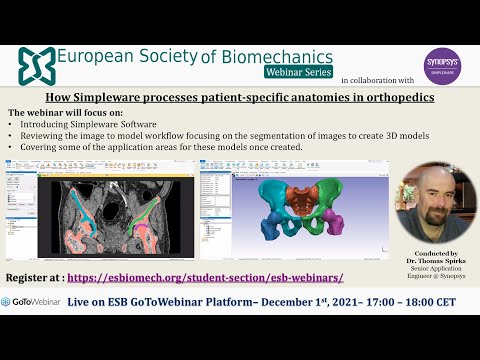 ESB Webinar Series – No. 9 – How Simpleware processes patient-specific anatomies in orthopedics
