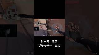ひどすぎる前座を見せておけばなんでもかっこよく見えます #valorantclips #shorts #short