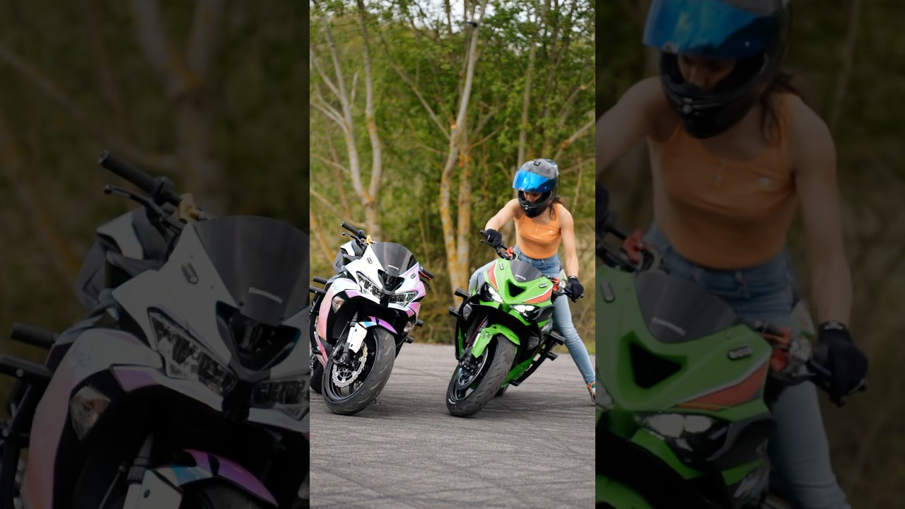 Two 636s in action! Which one do you prefer? 🔥 @kawasakifranceofficiel9764 🚀