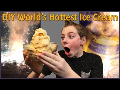 DIY World's Spiciest Ice Cream (Carolina Reaper, Scorpion, Ghost Pepper) : Crude Brothers