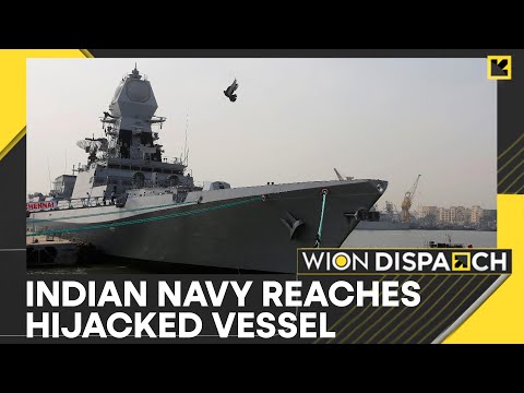 Indian Navy reaches hijacked ship, launches helicopters & issues warning to pirates | Breaking News