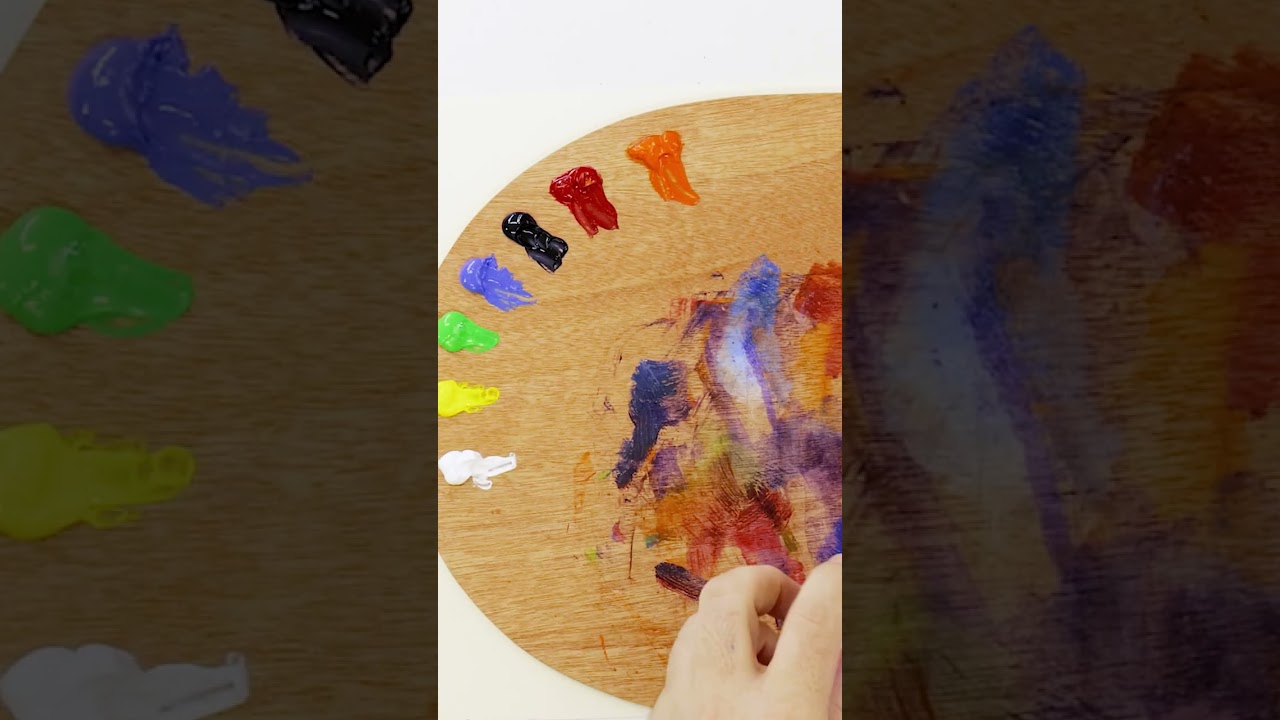 How to get the most out of your wooden palette when using #oilpaint 🎨 Full video is on our channel!