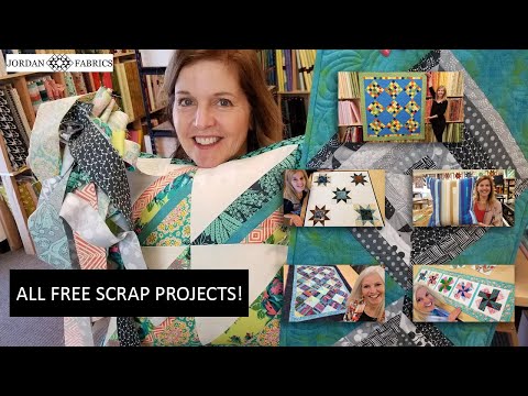 USE SCRAPS! EVERY Free Scrap Pattern From Donna!