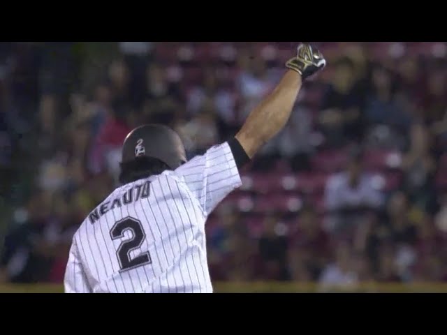 【9回表】大逆転劇!! マリーンズ・根元 逆方向へ値千金の勝ち越しタイムリー!! 2018/8/19 E-M