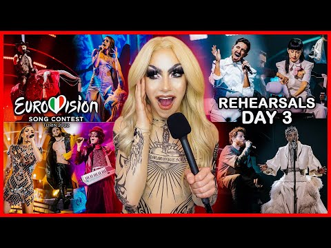 Eurovision 2022: Recap of Day 3 Rehearsals (First half of Semi-Final 2)