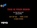 Joe Diffie - This Is Your Brain (Karaoke)