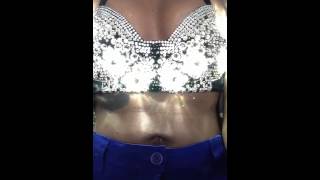 Azealia Banks - New Swarovski Crystal LED Light Up Bra