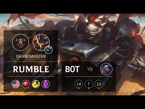 Rumble Bot vs Tristana - NA Grandmaster Patch 9.23