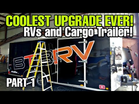 Installing a Furrion Chill 15.5btu RV AC to my Cargo Trailer! Part 1