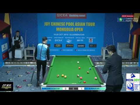 Ts Jargalbayar VS E Temuujin - Stage 2 - 2019 Joy Chinese Pool Asian Tour Mongolia Open