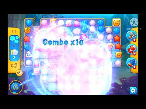 Big explosion in fishdom | Fishdom| Level 816|