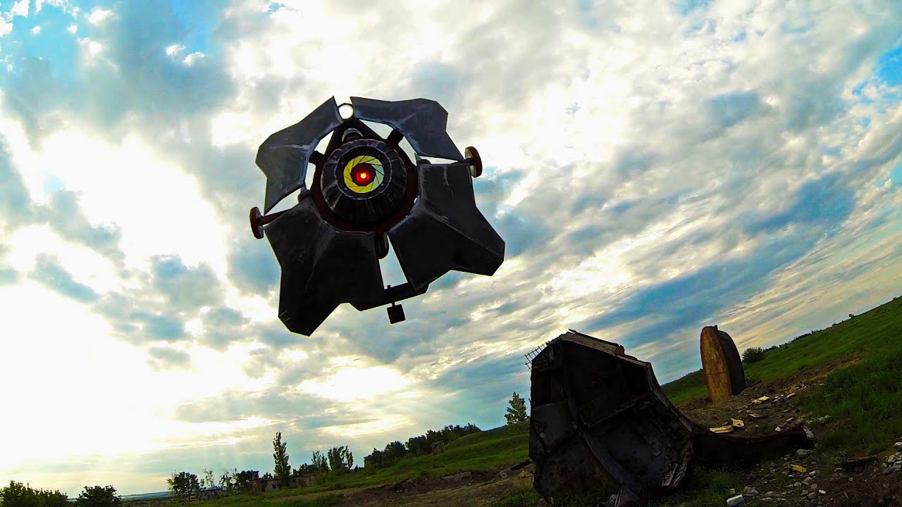 Flying RC Half-Life City Scanner drone - YouTube