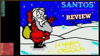 Santos' Xmas Adventure : Homebrew from 2017 - on the ZX Spectrum 128K !! with Commentary