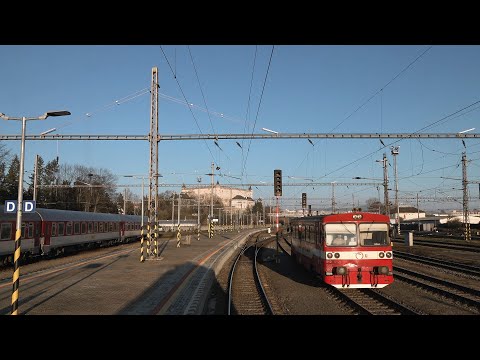 Cabview 4K 362 020-0 R 837 "Urpín"  Bratislava hlavná stanica - Banská Bystrica + sound - 24.01.2023