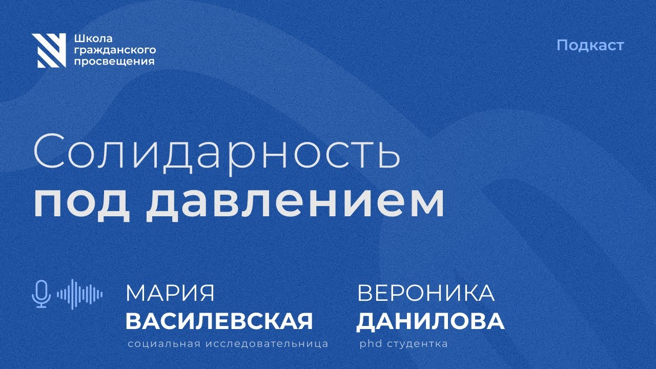 Солидарность под давлением. Исследование гражданского общества в России