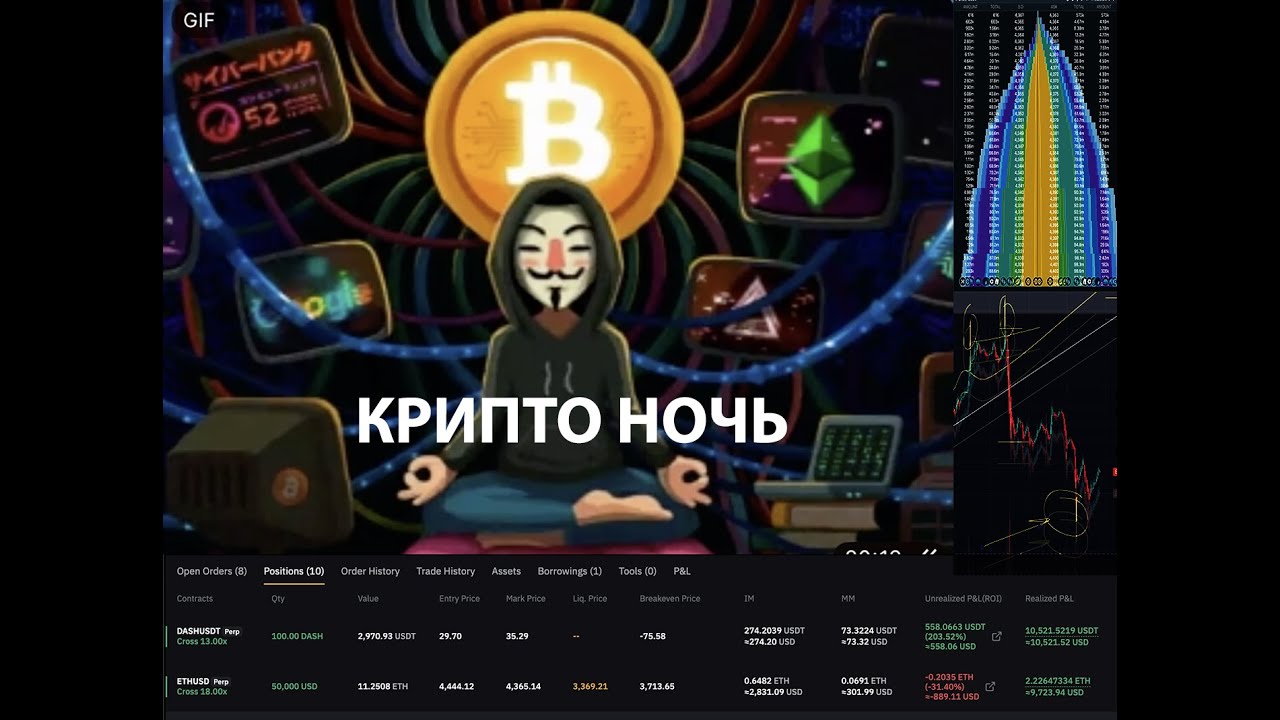 НОЧНОЙ КРИПТО СТРИМ  🌛   ПРЯМОЙ ЭФИРИУМ