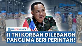 Momen Panglima TNI Video Call Beri Perintah seusai 11 Prajurit Jadi Korban di Lebanon: Masuk Bunker!