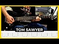 Tom Sawyer Rush Tabs Guitar Lesson Cover Backing Track All Guitar Parts Solo