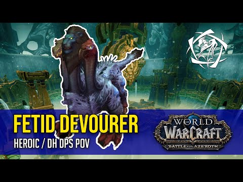 Coexist vs Fetid Devourer Heroic Demon Hunter DPS POV WoW BFA Uldir