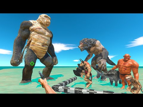 I Rescues Fantasy Team and Fights Mummy King Kong - Animal Revolt Battle Simulator