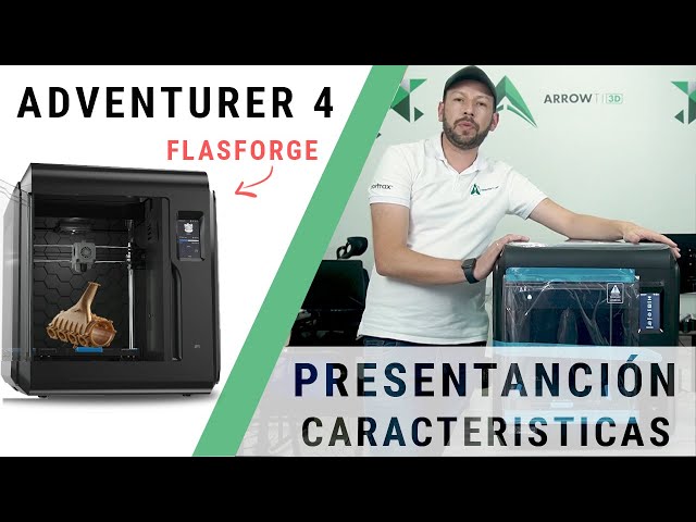 Vídeo relacionado con Flashforge Adventurer 4 Pro - Impresora 3D con velocidad de impresión 4 veces más rápida, con placa PEI flexible para principiantes