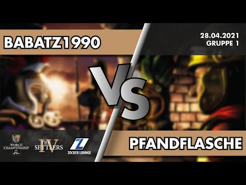 Babatz1990 vs. Pfandflasche - THE SETTLERS IV WORLD CHAMPIONSHIP 2021