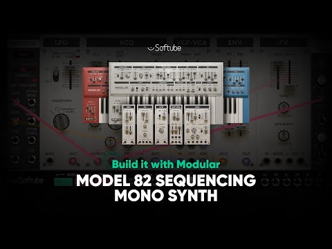 Model 82 Sequencing Mono Synth – Build It With Modular – Softube