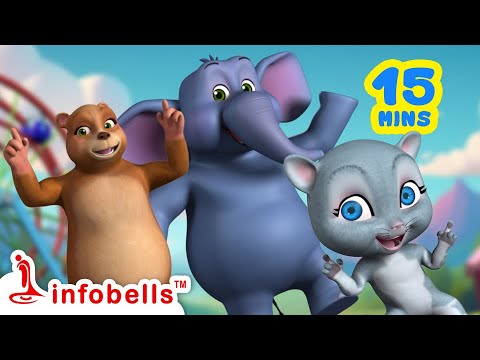 Aaj Mangalwar Hai Chuhe Ko Bukhar Hai | Hindi Rhymes for Children | Infobells #hindirhymes #balgeet