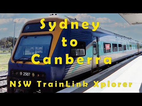Sydney to Canberra on the Xplorer train