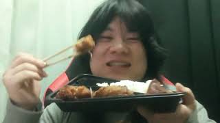 バイトの面接したご褒美を食べる