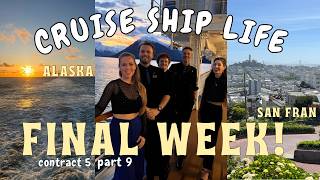 ALASKA cruise 🌲🛳️ crew cabin tour // final week onboard after 4 months!!