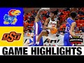 #8 Kansas vs Oklahoma State Highlights | NCAA Men's Basketball | 2024 College Basketball