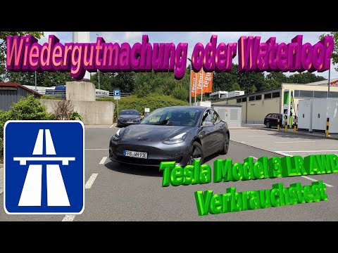 Autobahn-Verbrauch Tesla Model 3 LR AWD bei 100 km/h bzw. 130 km/h! Mr. Effizienz oder Bruder Tuck?😁