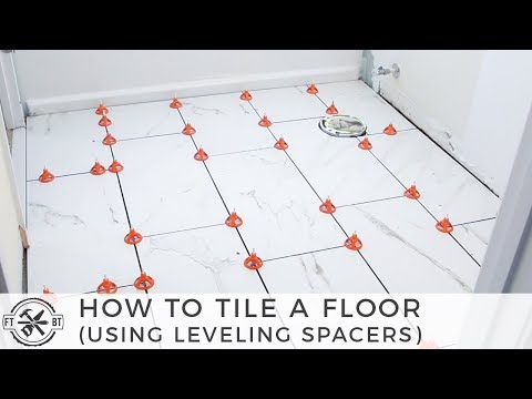 How to tile a small bathroom floor