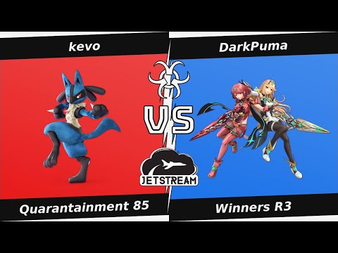 Quarantainment 85 Winners R3 - kevo (Lucario) Vs DarkPuma (Pyra) - SSBU