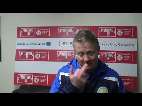 POST MATCH |Tommy Brookbanks thoughts on draw with Shepshed Dynamo.