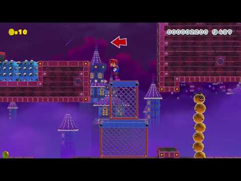 7-C Pokey's Puncturing Pathway by SkellWar 🍄 Super Mario Maker 2 #ajs