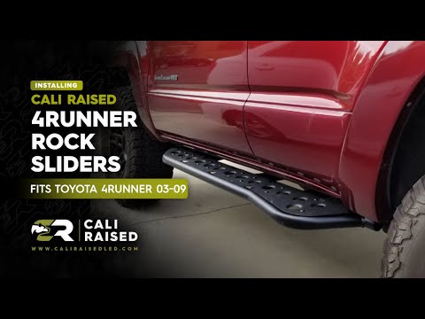 How to Install Rock Sliders for 2003-2009 Toyota 4Runner | Cali Raised