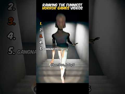 Ranking the Funniest Horror Games Videos 🧠💀 #short #funny #horrorgaming