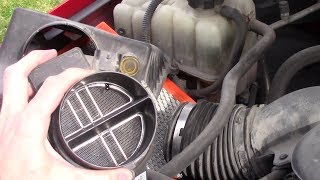 P0101: Clean & Replace Mass Air Flow Sensor - Silverado