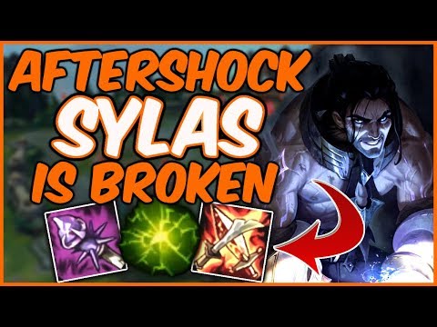 CHALLENGER SYLAS - AFTERSHOCK IS UNBEATABLE - League of Legends Full Game Commentary