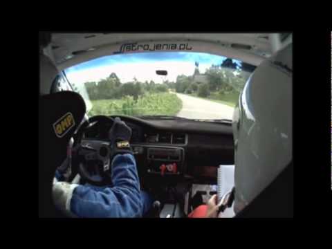 19 Rajd Rzeszowski 2010 AKCJA - Tomaszczyk / Miklaszewska - Os1 Dynów Onboard Honda Civic Vti
