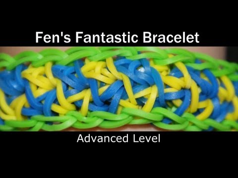 Rainbow Loom Patterns - Fen's Fantastic bracelet